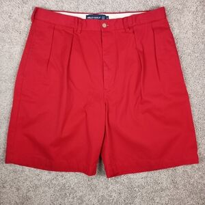 Ralph Lauren Men's Red Polo Golf Shorts Size 36 Cotton Casual